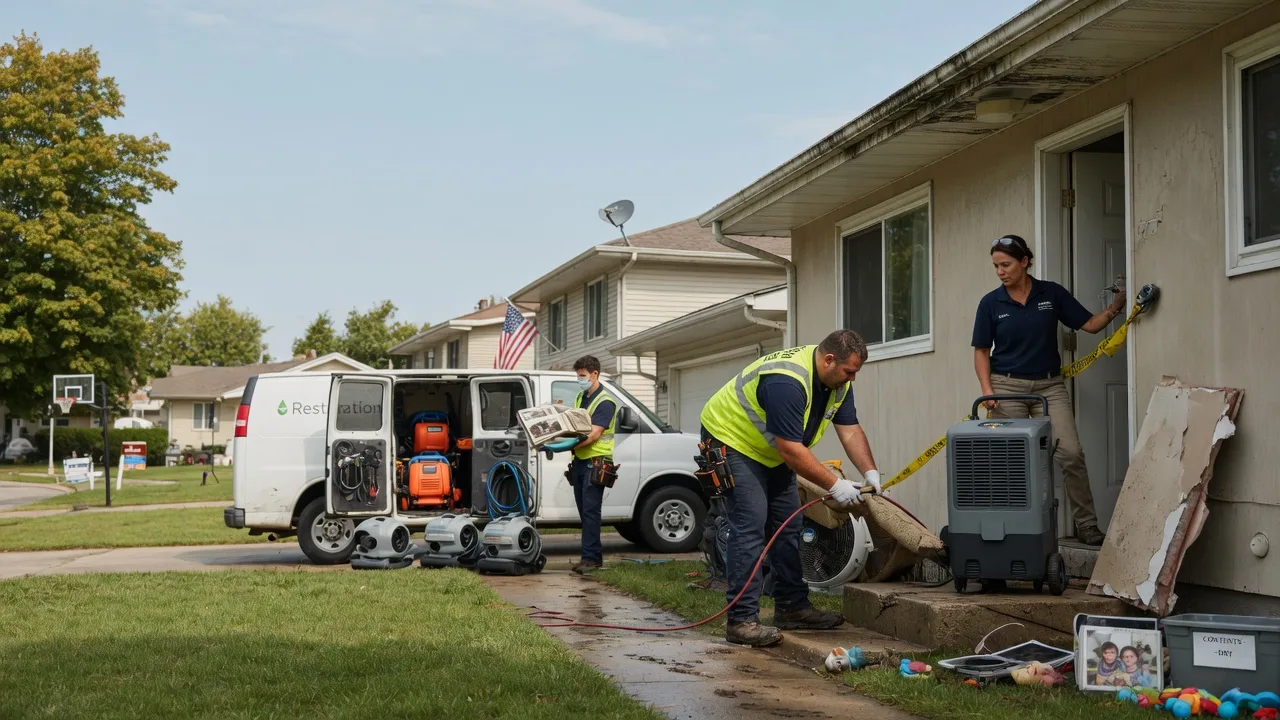 Water Damage Restoration in South Gibson, PA near me